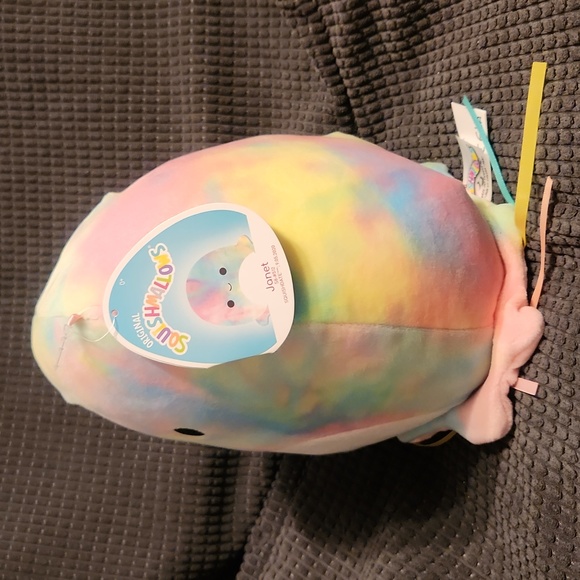 NWT Squishmallows 8" "Janet" Tie Dye Jellyfish 2021 Plush - Picture 2 of 4